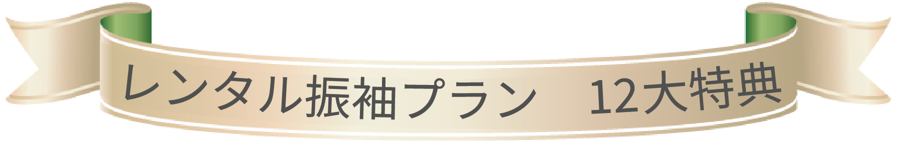 レンタル振袖プラン 12大特典